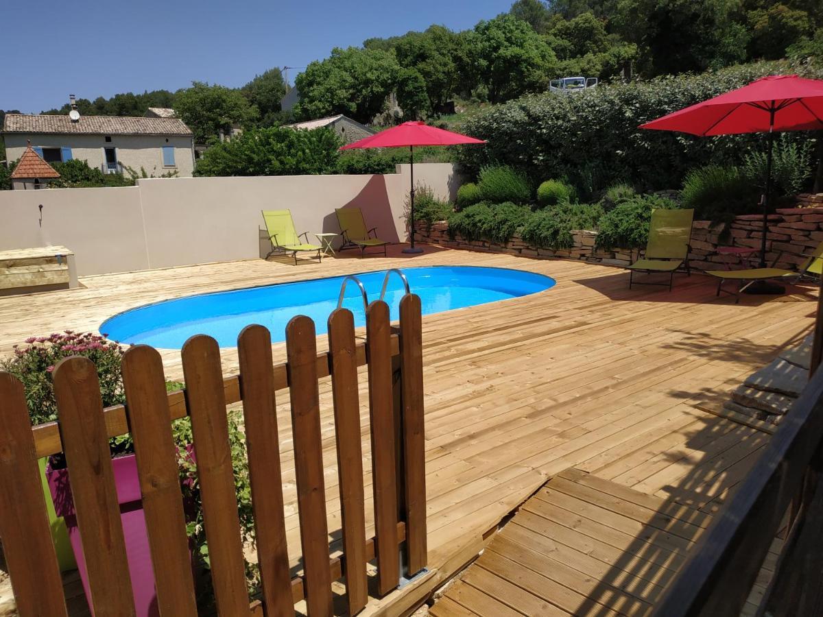 Vila Les Lauzes De Saint Michel Entrechaux Exteriér fotografie